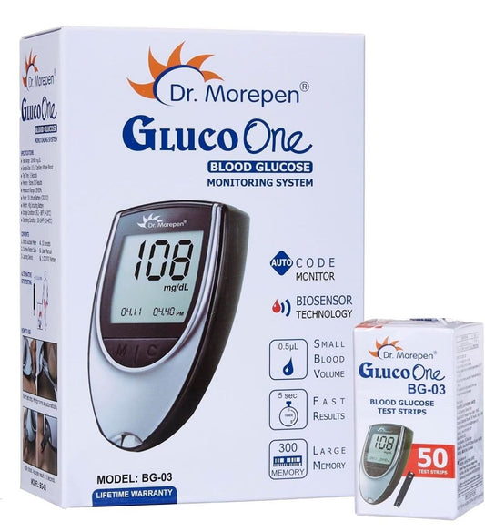 Dr Morepen Gluco One Blood Glucose Monitoring System