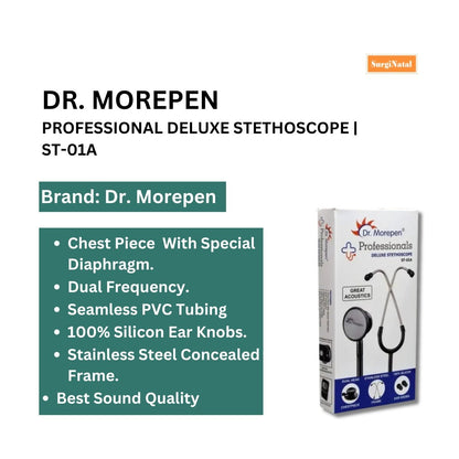 Dr Morepen ST01A Deluxe Stethoscope