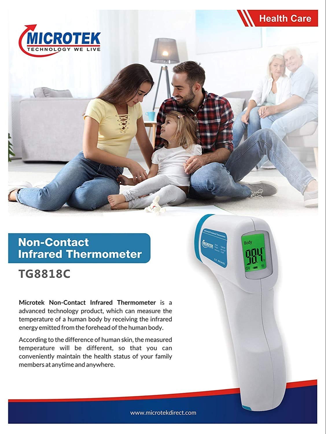 Microtek TG8818C Infrared Thermometer