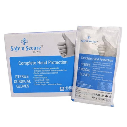 Safe N Secure Latex Rubber Gloves