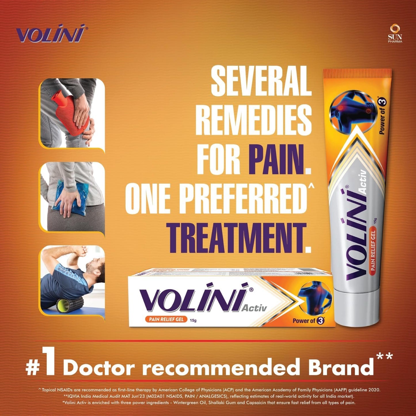 Volini Activ Pain Relief Gel